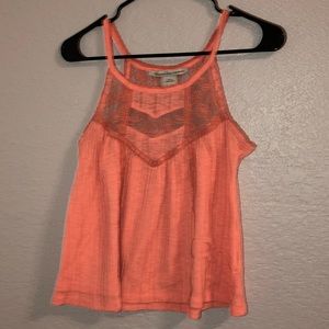 Coral tank top